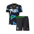 Camisola Club Brugge Criança Equipamento Quarto 2023-2024 Manga Curta